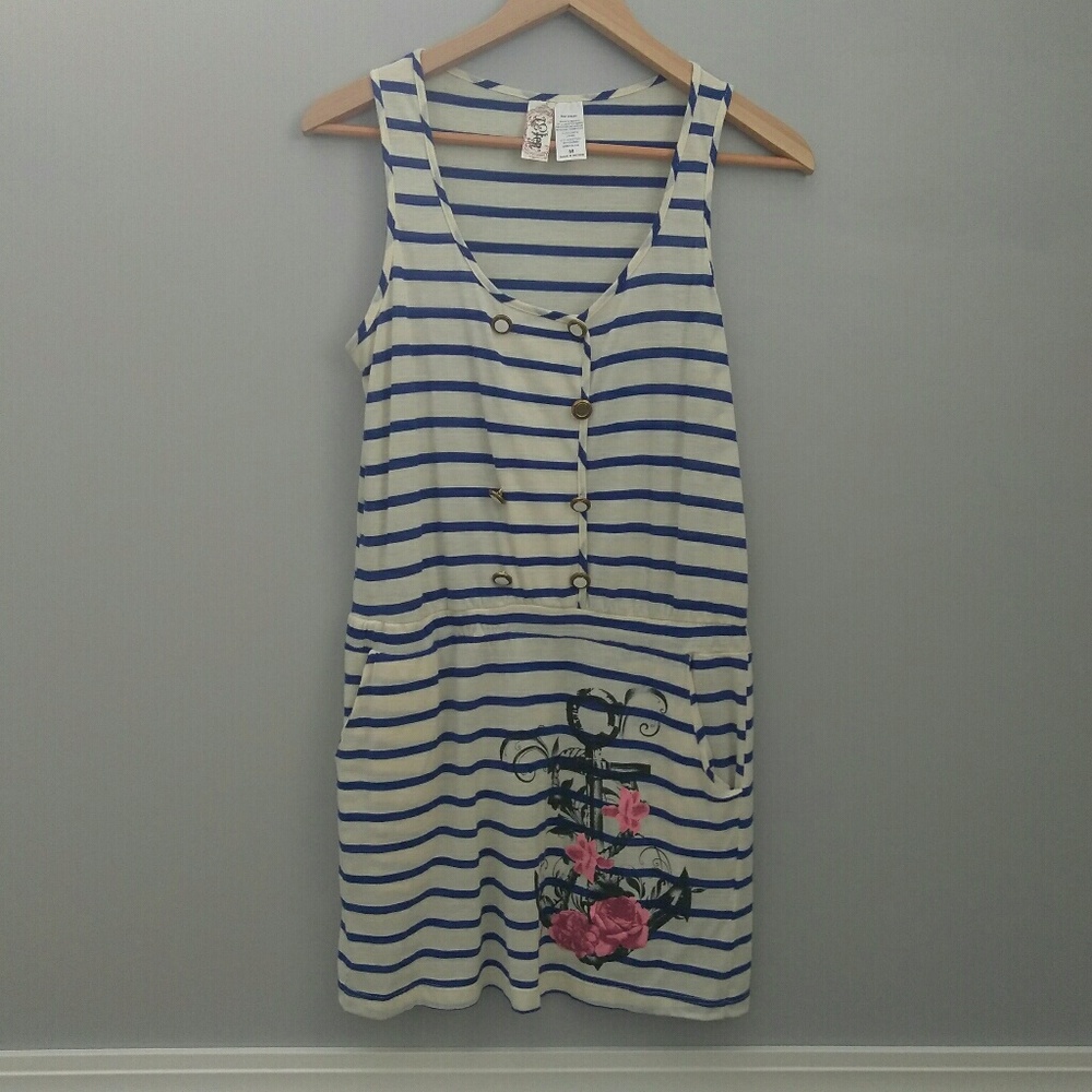 Cotton striped dress